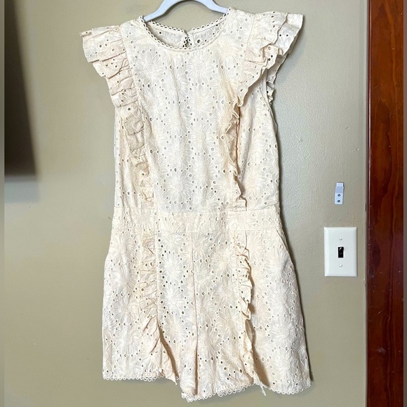 Happy X Nature Eyelet Ruffle Romper - Picture 2 of 8